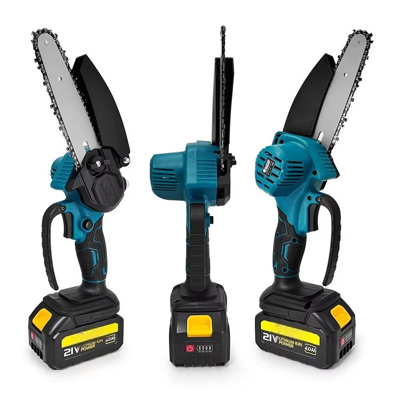 1700RPM 6 Inch Mini Li-Ion Electric Chainsaw One Hand Portable Electric Saw Fit 18V Makita Battery
