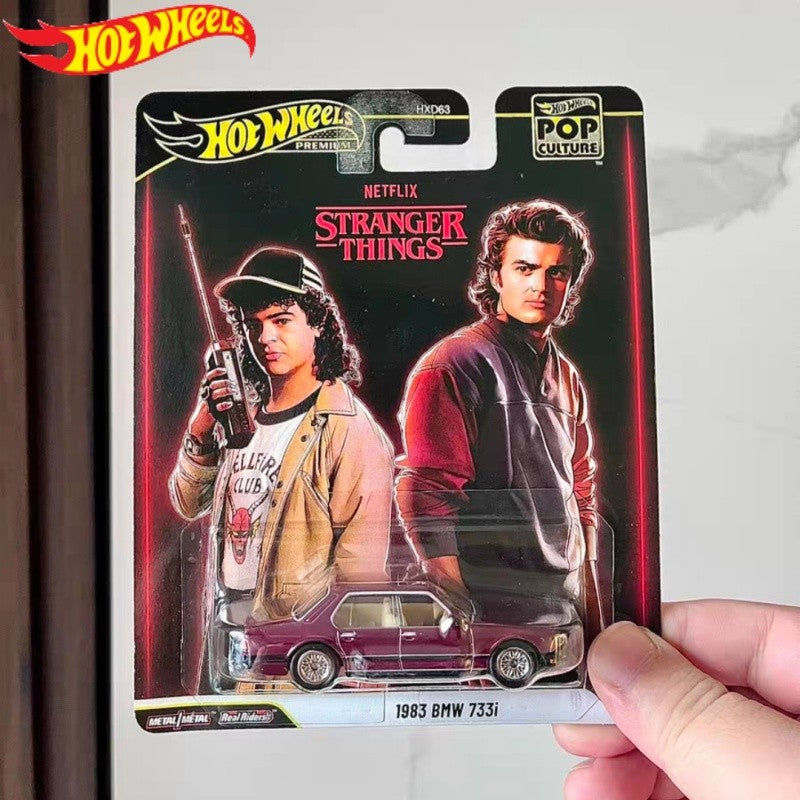 New Hot Wheels 1/64 Entertainment Culture Series Nissan Skyline Stranger Things Bmw Lincoln Alloy Die-Cast Car Models Gifts Toy