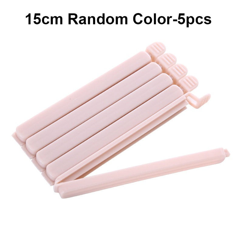Food Snack Sealing Clip 12/15.5cm Plastic Chip Clips for Food Packages Curved Design Sealing Bag Clips Sealing Food Bag Clips