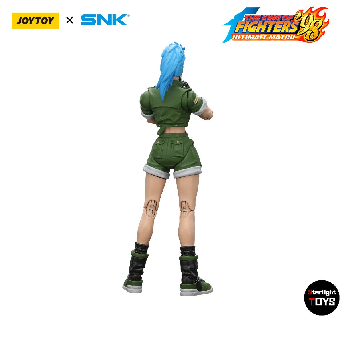 ?JOYTOY?1/18 Action Figure SNK KOF'98UM Ikari Warriors Team Leona Heidern Model Toy Gifts