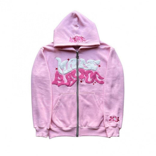 2024 Cross border E-commerce European and American Connection Trend Y2K Gothic Punk Hip Hop Fashion Zipper Digital Printing Hood