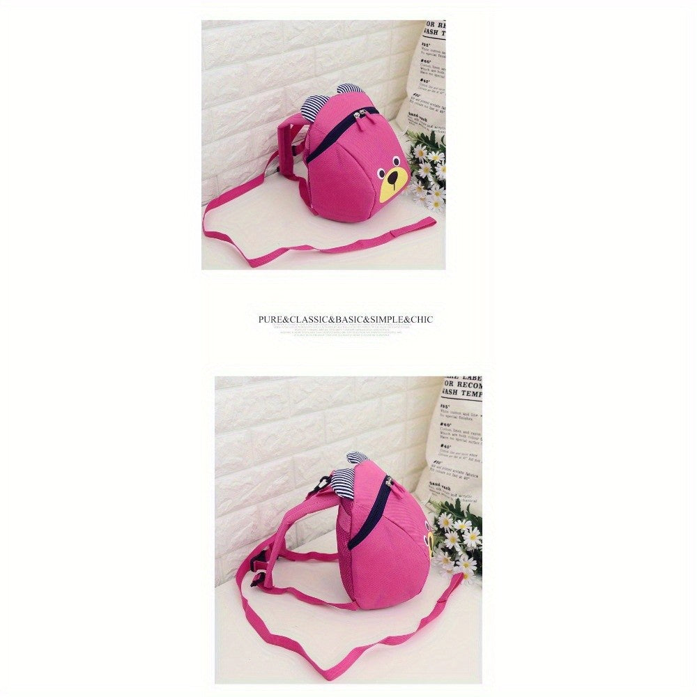 Bear 1-3 Years Old Anti-lost Schoolbag Piggy Cartoon Boys and Girls Kindergarten Primary and Secondary School Backpack