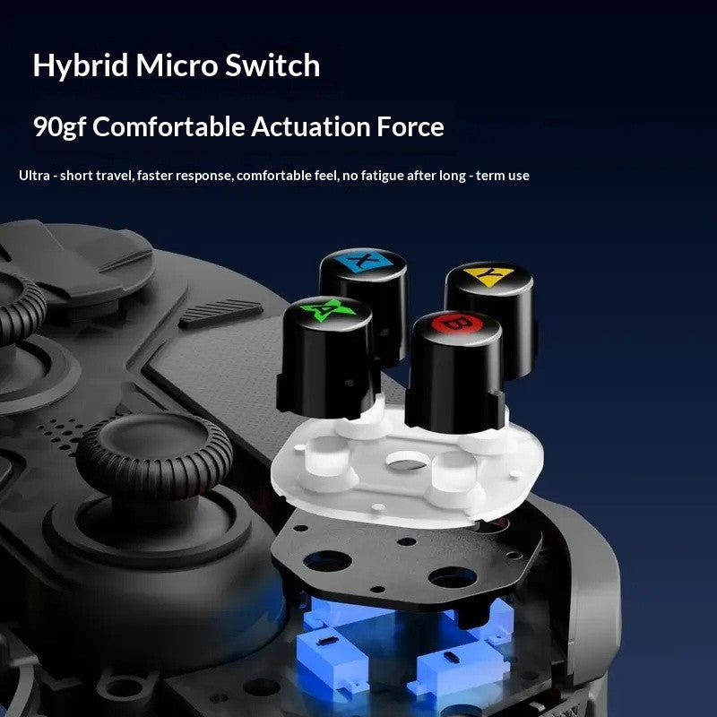 AceGamer D4 Wireless Gaming Controller Symmetric Bluetooth 2 4G Custom Js13pro Joystick for PS4/Pc/Steam/Switch2 Fps Gamers Gift