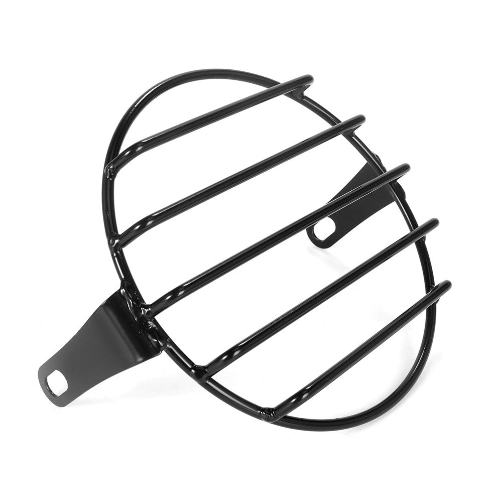Motorcycle Universal Vintage Headlight Protector Retro Grill Light Lamp Cover For Harley Ducati Chopper Yamaha Cafe Racer