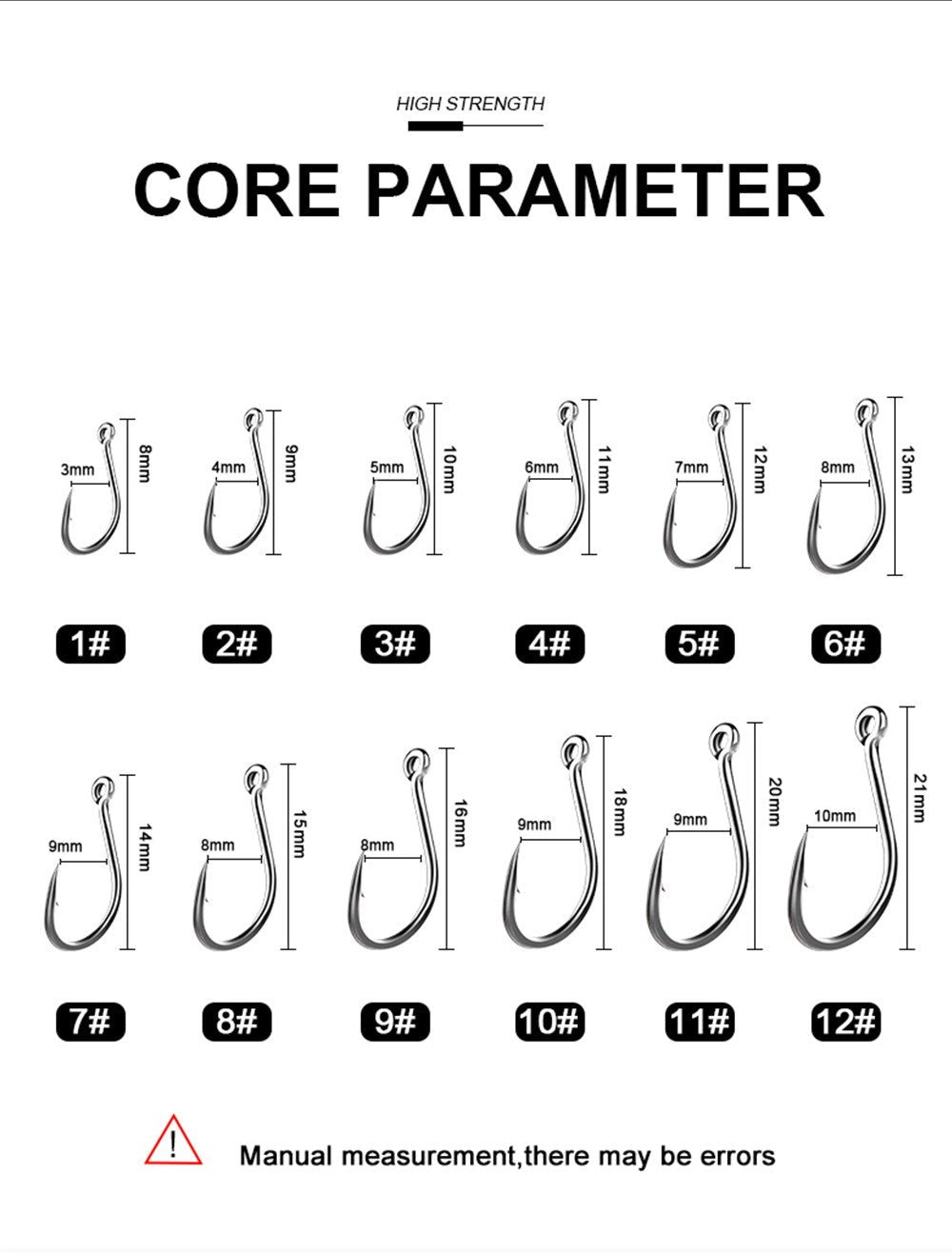 FTK 50-100pcs Gold Fishing Hook High Carbon Steel 1#-12# Barbed Hook With Ringed EYE Red Fishhooks for Carp Fishing Tackle