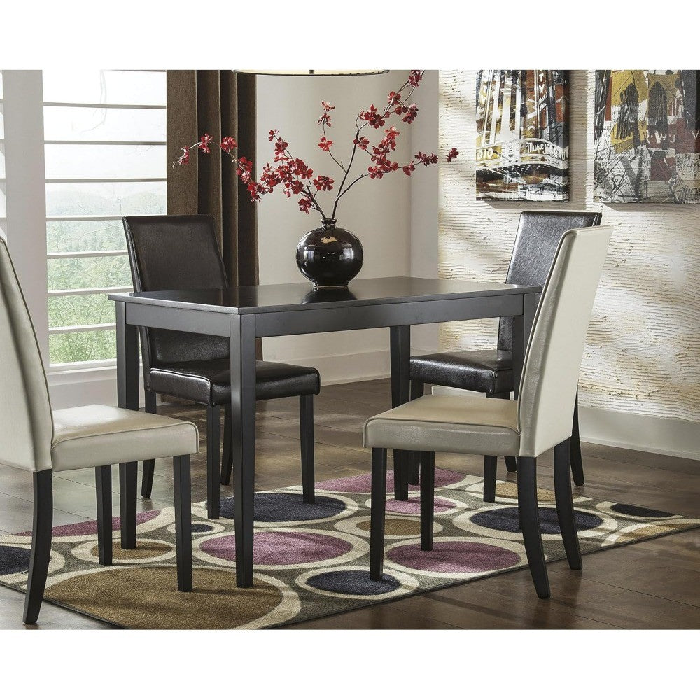 Ashley Kimonte Signature Rectangular Black Dining Table