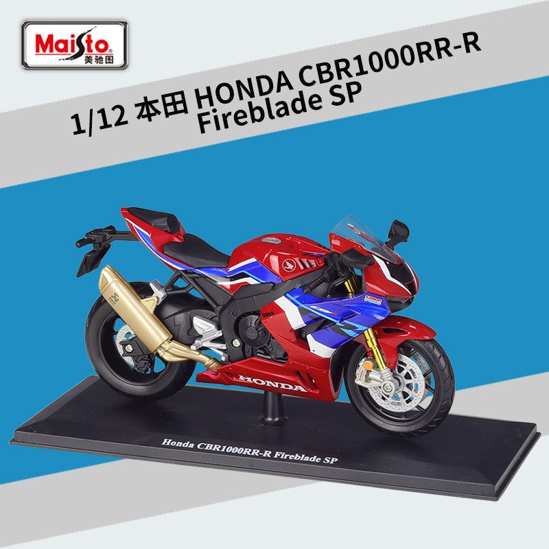 Maisto 1:12 Honda Cbr1000rr-r Cbr1000rr 1000 rr Fireblade Sp Race Car Simulation Alloy Motorcycle Model With Base Toys And Gifts