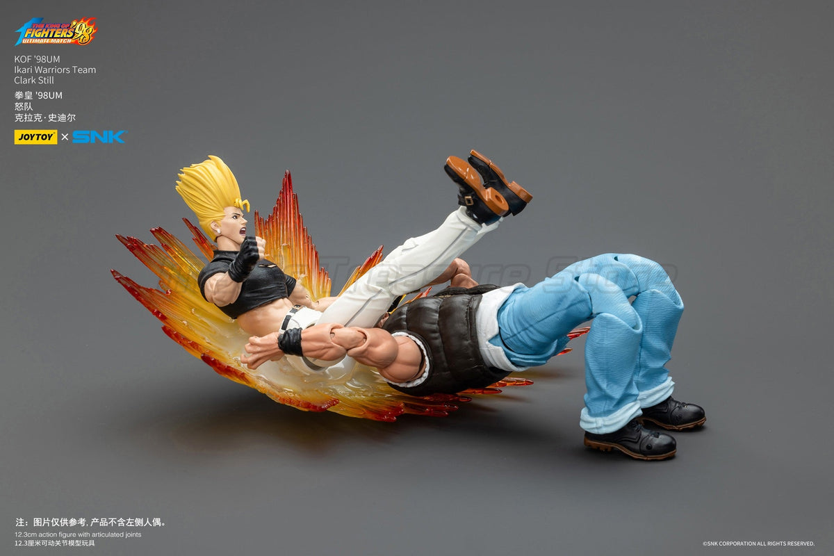 ?MT?JOYTOY 1/18 Action Figure SNK KOF'98UM Ikari Warriors Team Ralf Jones Clark Still Leona Heidern Toy Model Gift