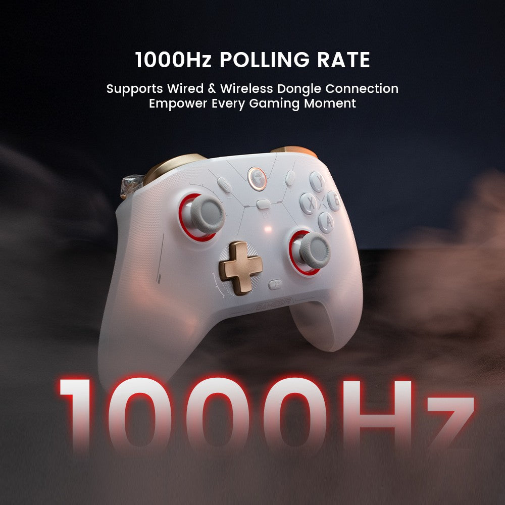 Gamesir Cyclone 2 Wireless Controller with Hall effect Controller for PC Steam Switch ios Andrioid Optional base