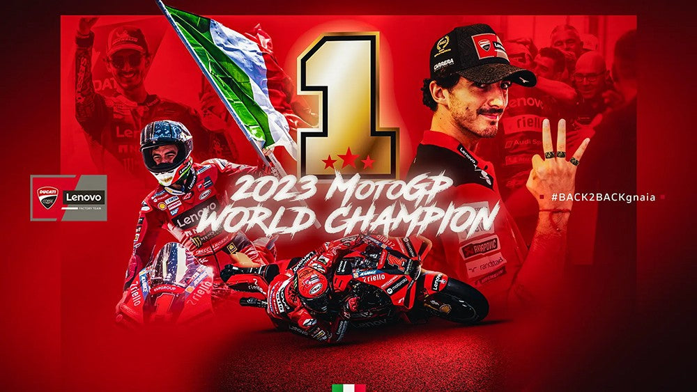 Maisto 1:18 NEW 2023 Ducati Lenovo Team #1 Bagnaia Champion Moto GP Racing casting alloy motorcycle Model collection gift toy