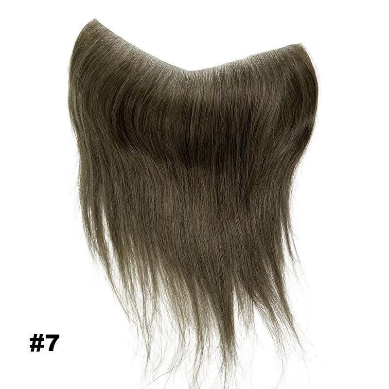 Thin SKIN PU V Style Front Natural Hairline Men Capillary Prosthesis Human Hair Blonde Color Replacement System Units For Men