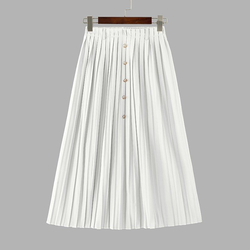 Autumn Skirts Plus Size 2025 ZANZEA Elegant Women High Waist Party Pleated Skirt Jupes Stylish Solid A-line OL Work Faldas Saia