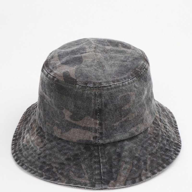 New Washed Cotton Camouflage Bucket Hat For Men And Women Outdoor Travel Casual Sun Cap Panama Fisherman Hats Bob