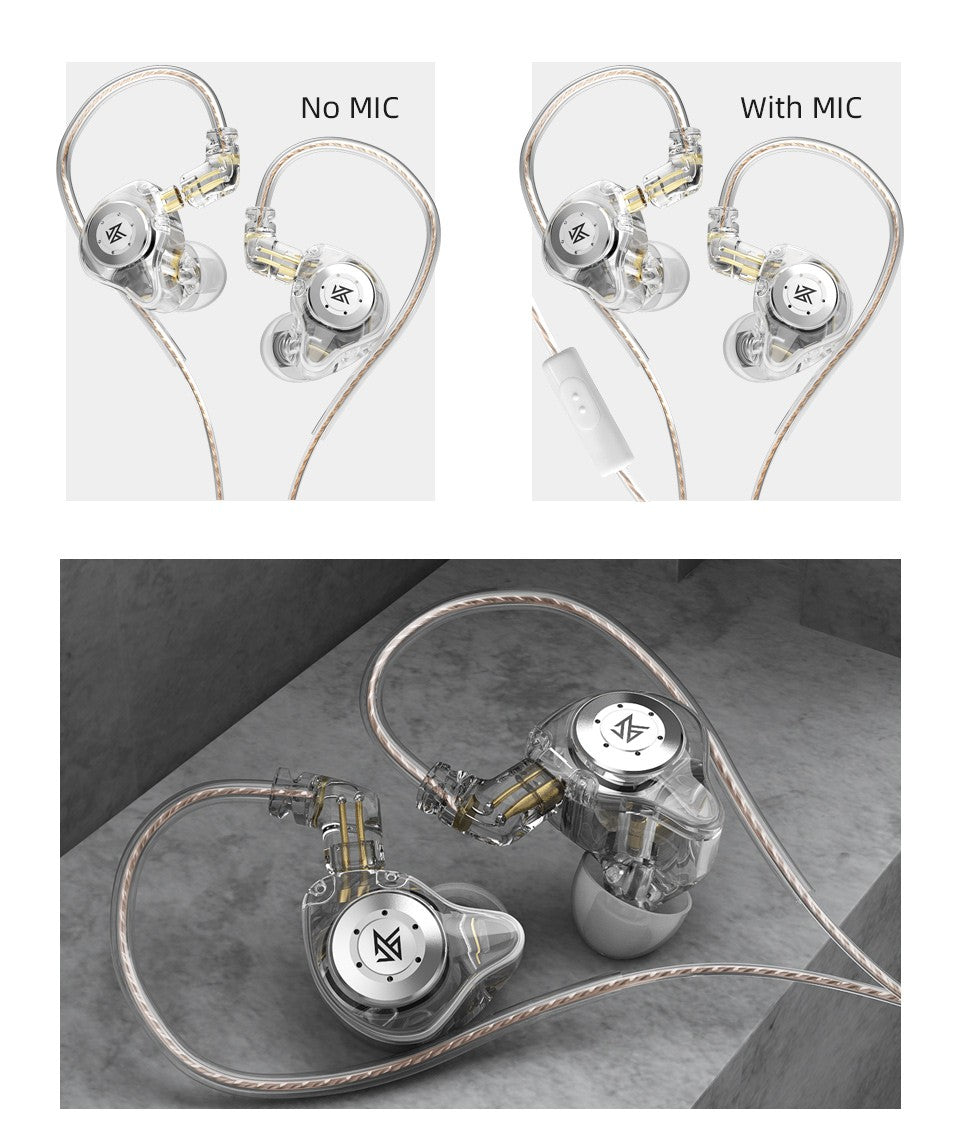 KZ EDX pro Earphones Bass In Ear Monitor Headphones Sport Noise Cancelling HIFI Headset New Arrival!