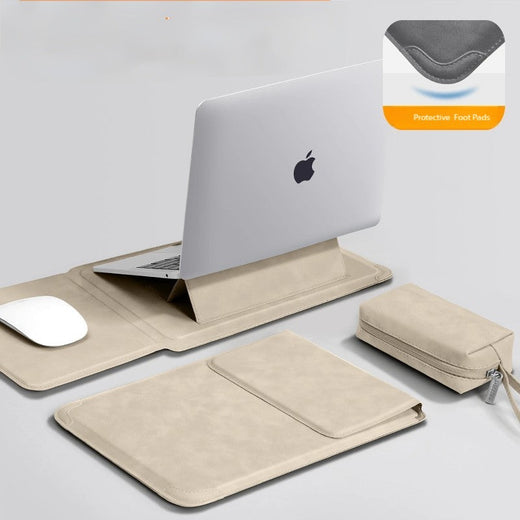 Laptop Sleeve Case 13 14 15 15.6 16Inch For Huawei HP DELL Bag For Macbook Air Pro 13 13.6 M4 Notebook Case with stand Men Women