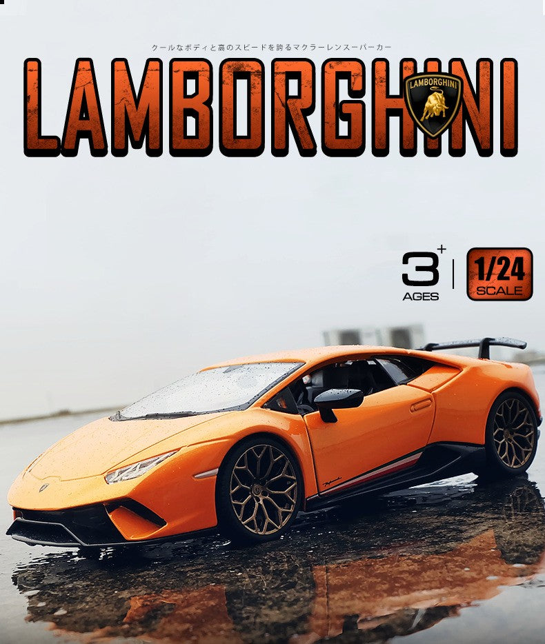 Bburago 1:24 Lamborghini Huracan Performante Alloy Car Diecasts & Toy Vehicles Car Model Miniature Scale Model Car For Children