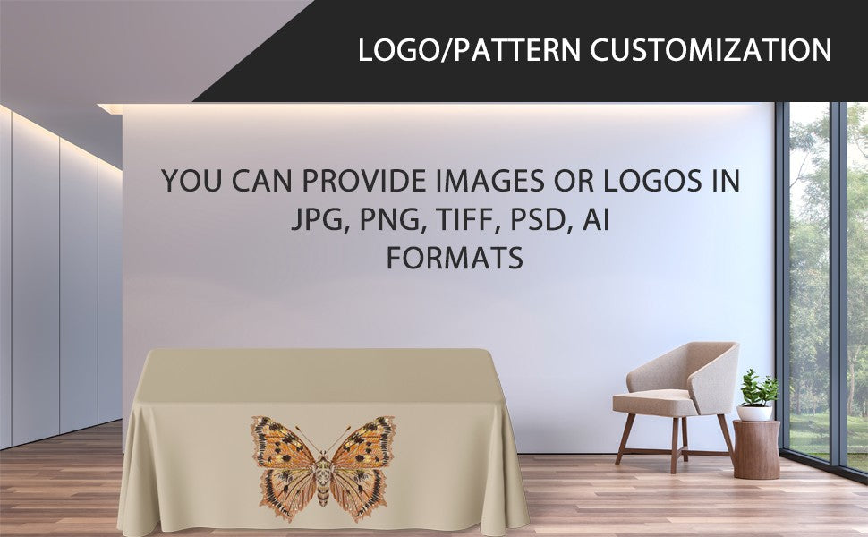 custom tablecloths logo 4FT/6FT/8FT Kitchen Tablecloth Fitted, Washable and Wrinkle Resistant Rectangular Patio Table Cover