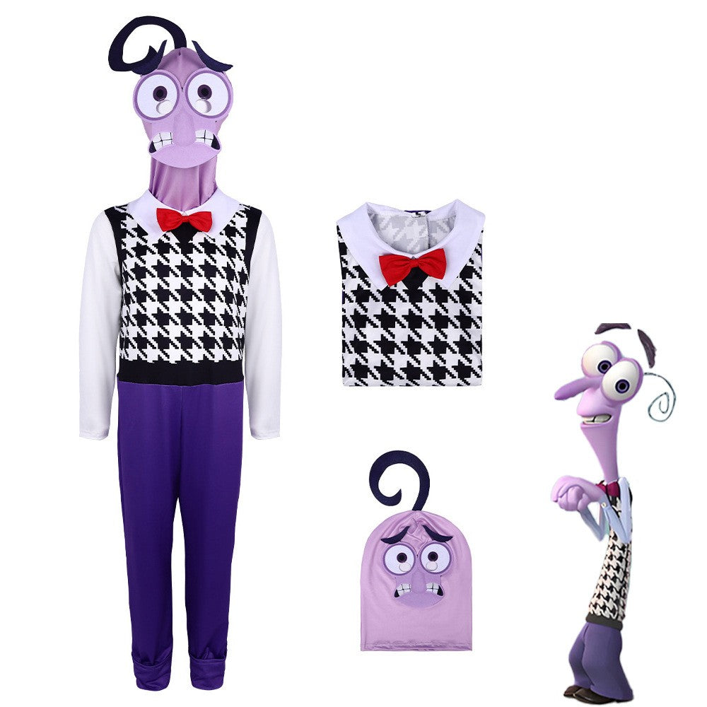 Inside Out Cosplay Costume Inside Out 2 Cartoon Anger Fear Sadness Anxiety Kids Boy Girls Halloween Carnival Party Dress Up