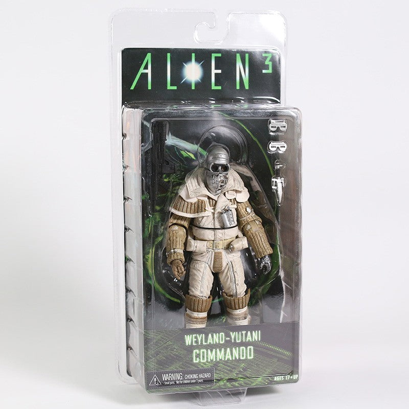 NECA Aliens Xenomorph Warrior Dog Alien Ellen Ripley Weyland Yutani Bishop Colonel Cameron 7"Action Figure Collectible Model Toy