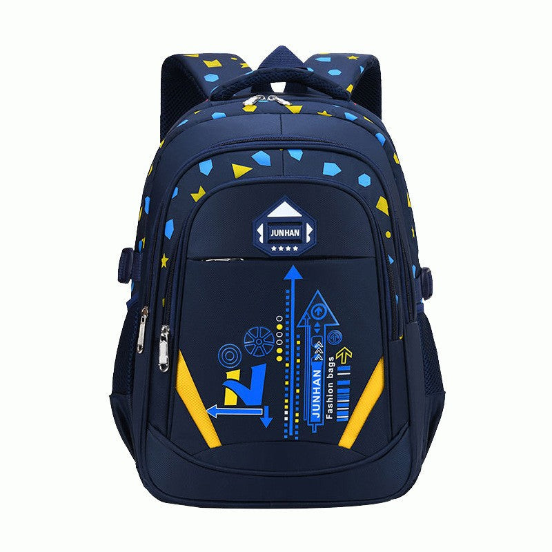 Kid's Shoulder Bag Geometry Pattern Teen Children Backpack Fashion Schoolbag Boy Girl Backpack Book Bag Waterproof Mochila ?