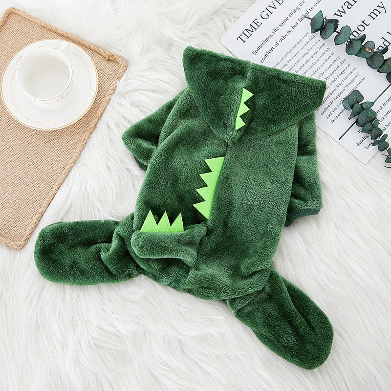 Winter Dog Clothes Warm Fleece Pet Dogs Hoodies Pet Clothes for Small Dogs Chihuahua Puppy Cats Jacket Coat Dog Jumpsuit Costume