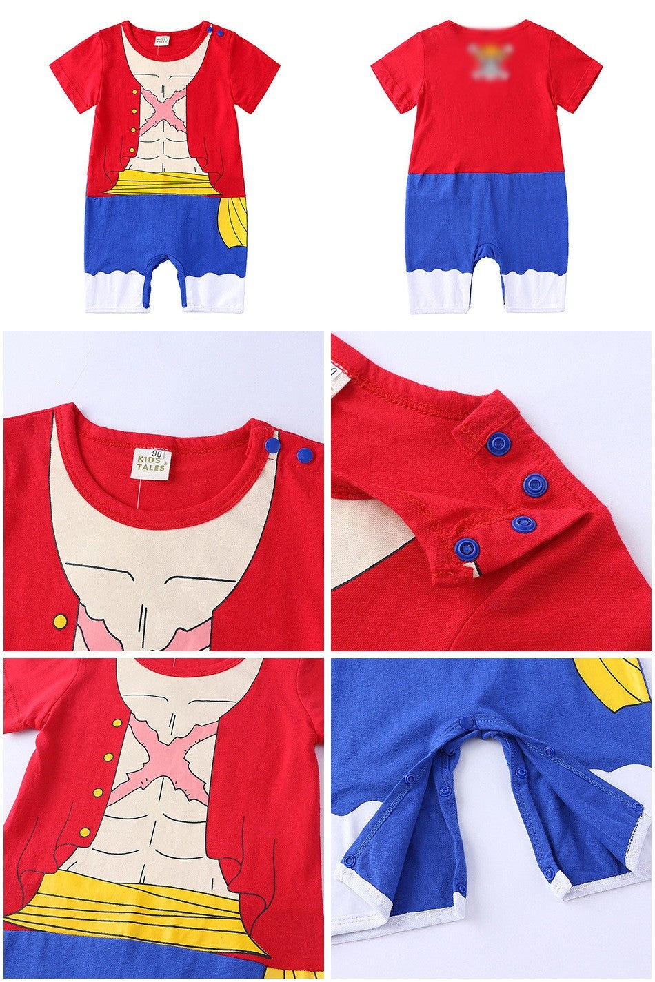 Newborn Costume Baby Anime Romper Boy Kakashi Akatsuki Chopper Zoro Vegeta Cosplay Clothes Infant Jumpsuit Clothes 0-18 Months