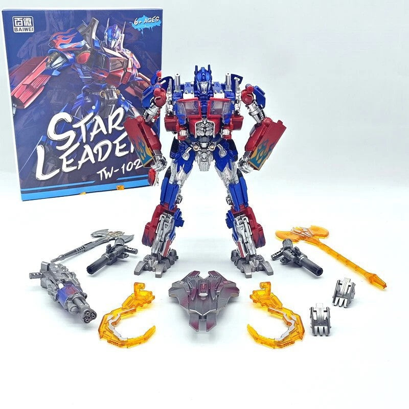 Baiwei Trailers TW1122 Transformation Toys Optimus Commander Robot TW1022 Tactical Container CY01 Model KIT Deformation Figure