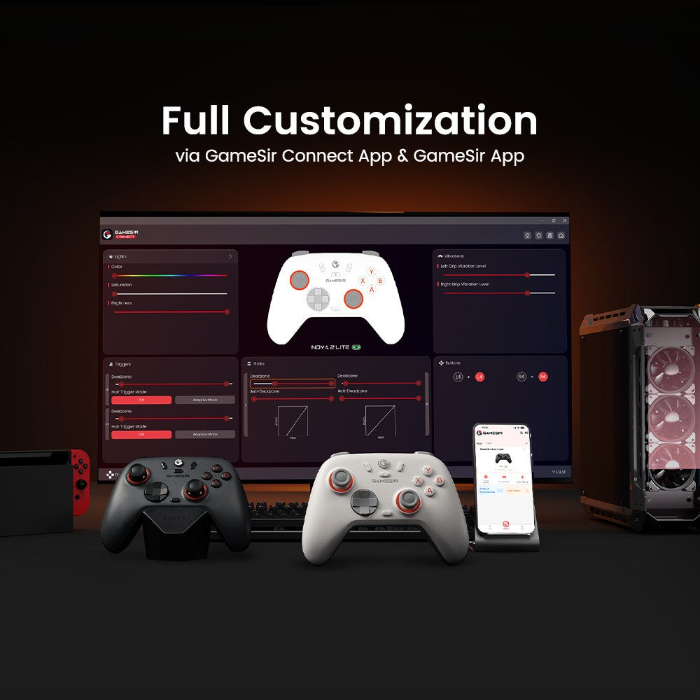 GameSir Nova 2 Lite Multi-Platform Wireless Game Controller for Switch, PC, Android and iOS