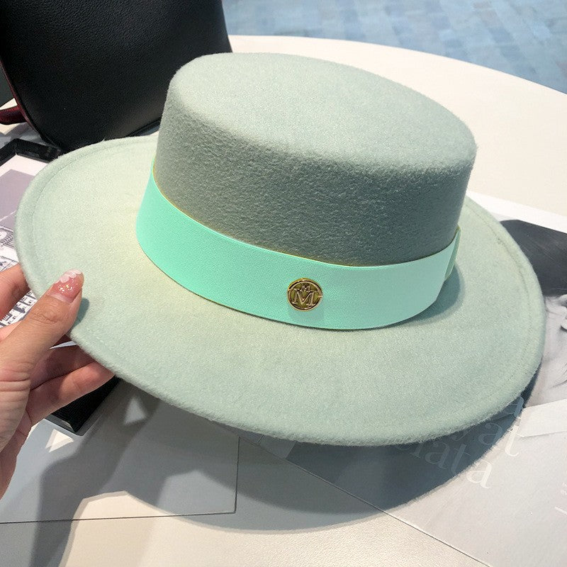 spring autumn fashion beach 2025 Women's hat fedoras elegant chapel Men's panama hat fascinator Wedding picture felt Bowler new
