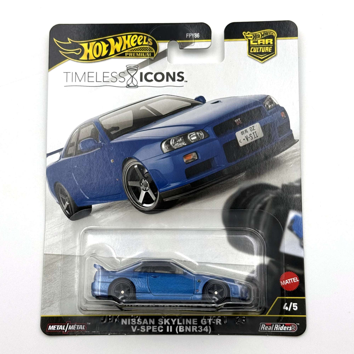 Hot Wheels FPY86 9C1N Timeless Icons Lexus LFA/Nissan Skyline/Porsche/Koenigsegg/Ferrari F50 1/64 Metal Diecast Model Car