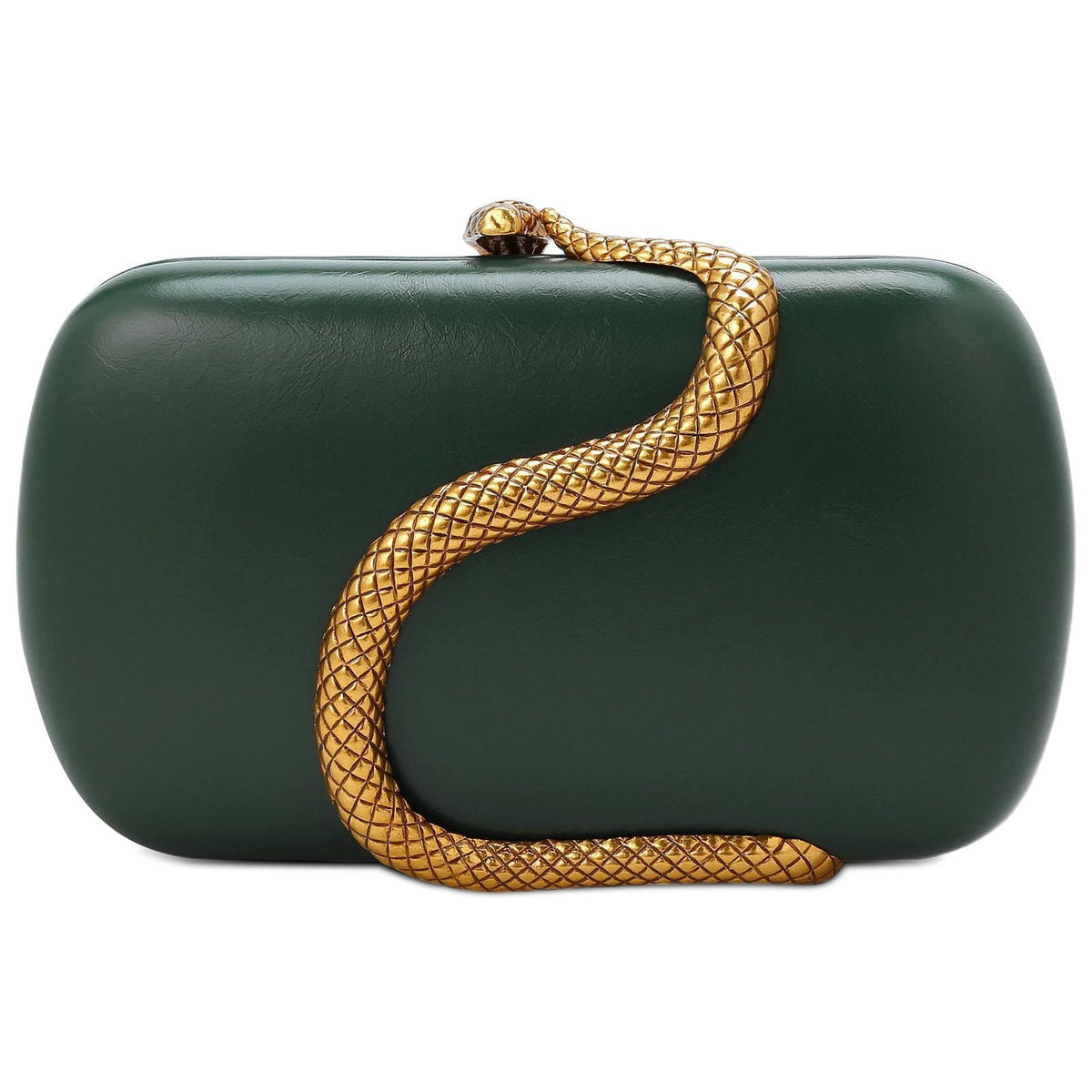 Metal Snake Matching Clutch Bag For Women Highclass Smooth Designer Evening Bags Purses Clutch Party Chain Shoulder Handbags