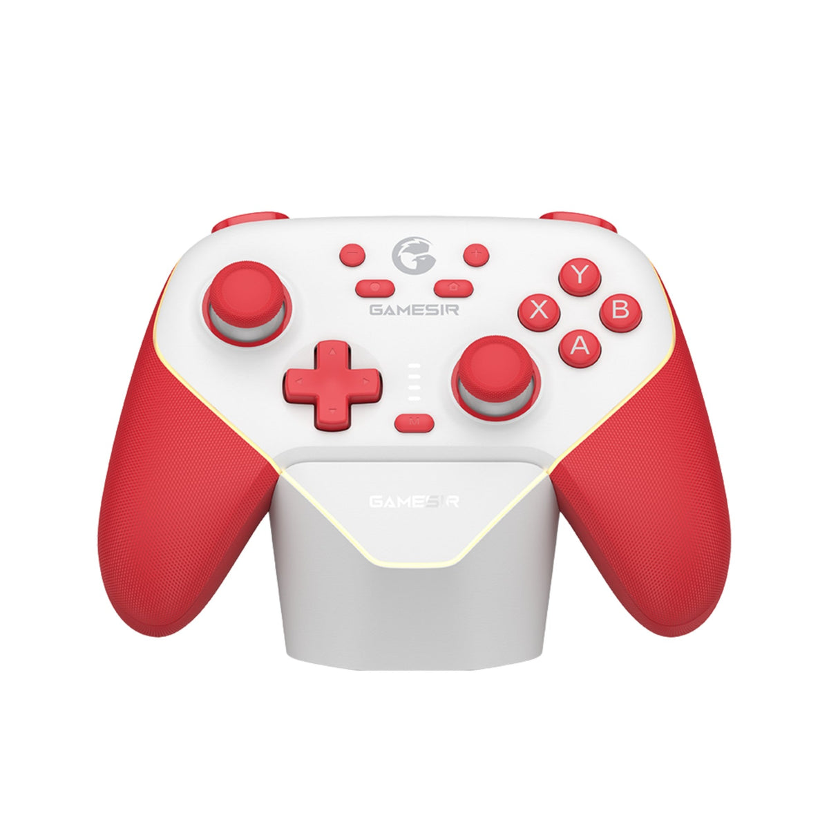 GameSir-T4n Pro Super Nova Wireless Controller Hall joystick for PC Steam Switch iOS Android with charging base