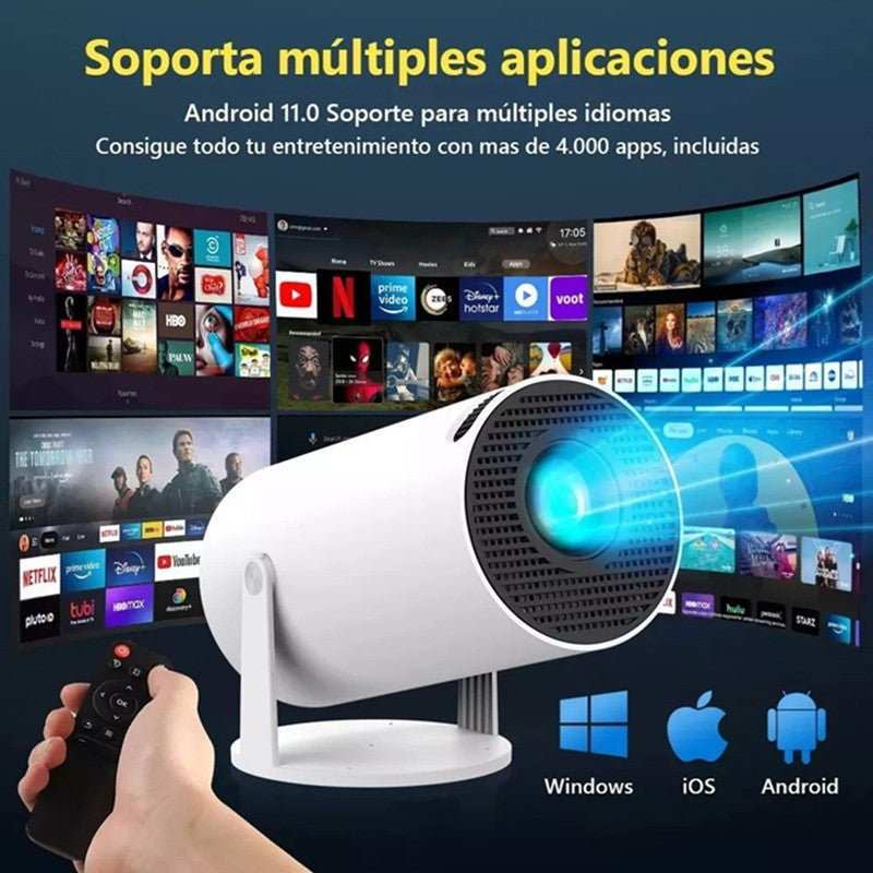 Oneplus Projector HY300 Pro 4K Android 11 Dual Wifi6 290ANSI Allwinner H713 BT5.0 1080P 1280*720P Home Cinema Outdoor Projetor