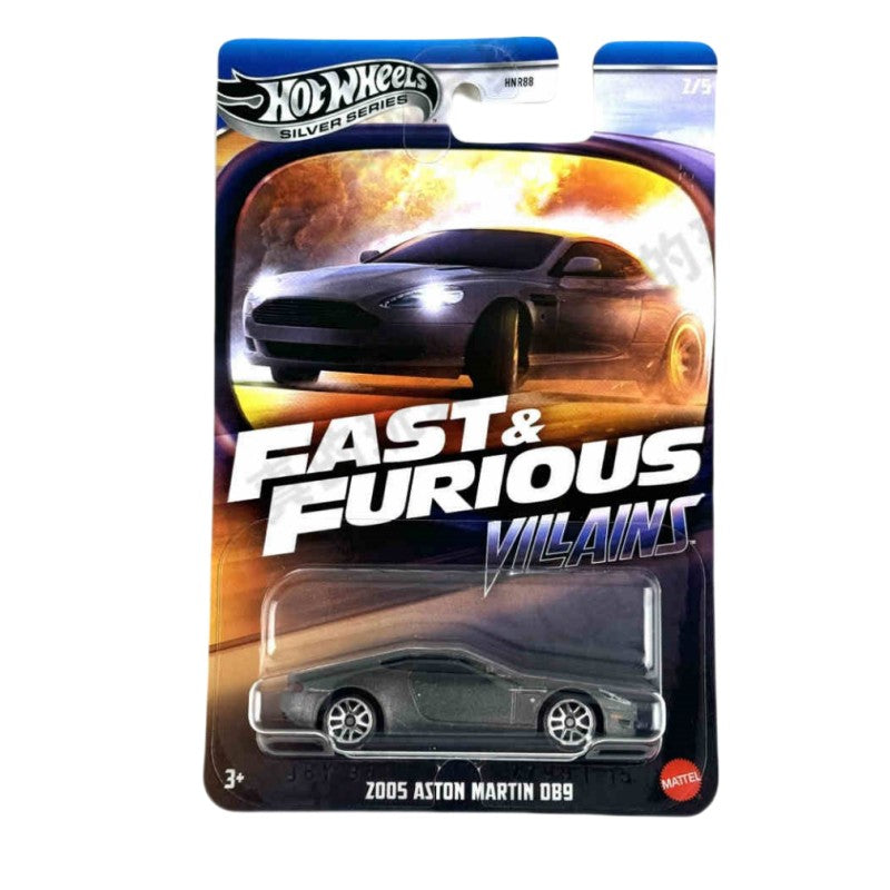 Hot Original Hot Wheels Silver Car Fast & Furious Villains Themed Asst Mix 2 HNR88 J 1/64 Diecast Vehicle Models Cars Toys Boys
