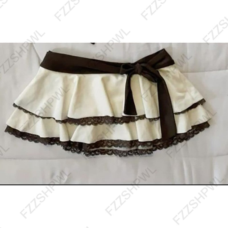 Women's Skirt Fashion Streetwear Pink Polka Dot Pattern Sports Casual Style vintage Y2K Emo Girls Sweet Harajuku Cute Slim Skirt