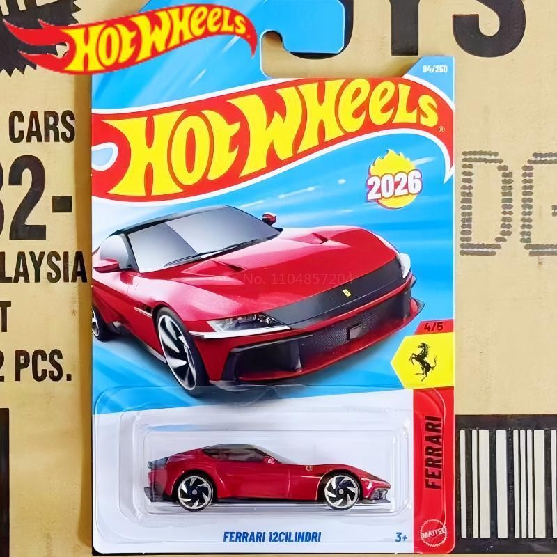 2026 D New Genuine Hot Wheels Alloy Car F1 Mclaren Ferrari Optimus Prime Bugatti Car Model Toy Ornamnet Boy Birthday Gifts