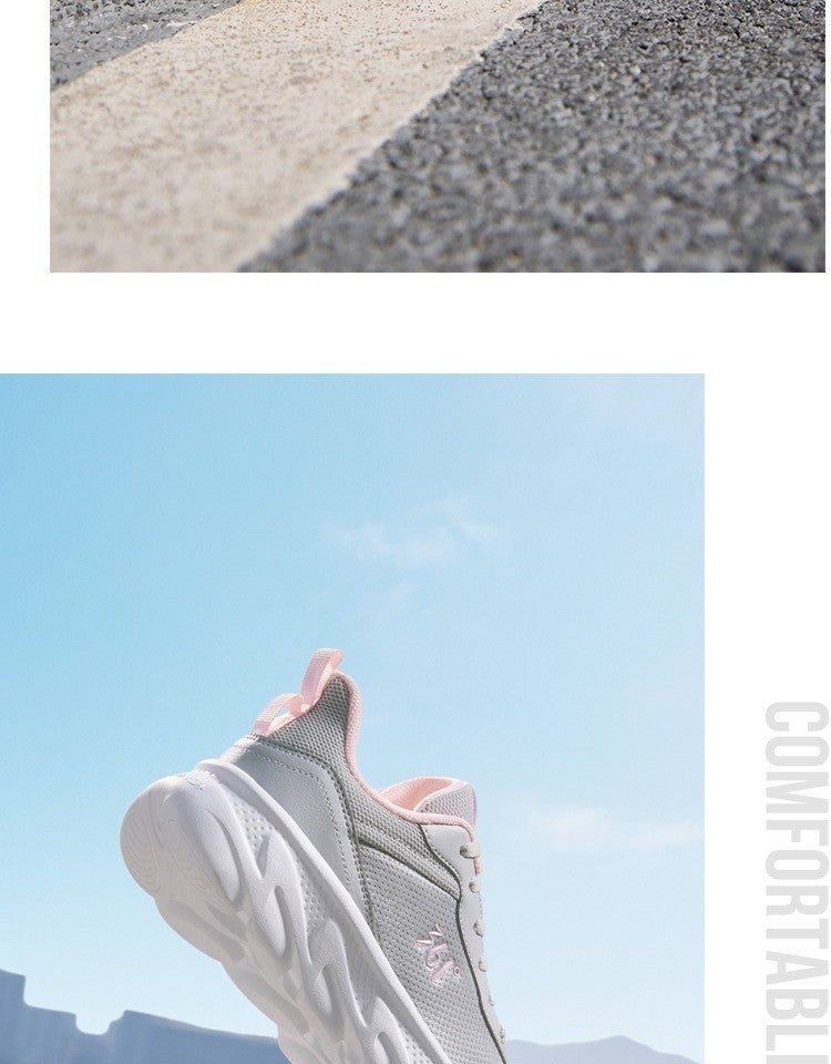 361 Degrees Women's Sneakers Retro Platform Sole Breathable Mesh All-Day Comfort Lightweight Fitness Female Sneakers 682522230