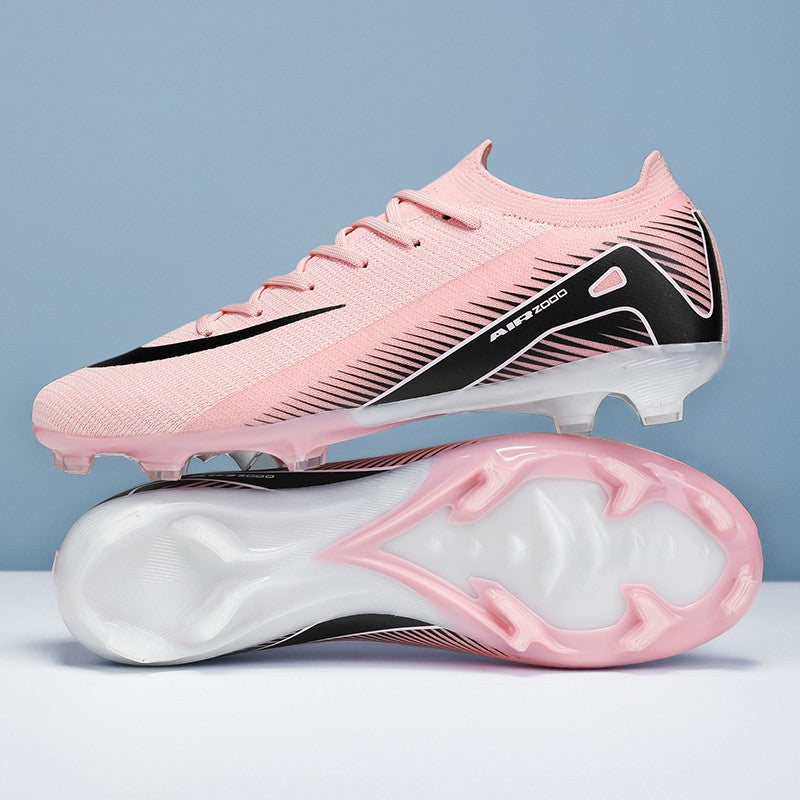 New Men Football Boots Cleats Grass Adult Soccer Shoes Ankle Sport Training Outdoor Ultralight Non-Slip Futsal Comfortable
