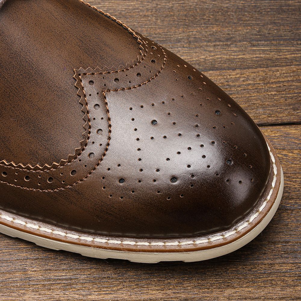Brogue Men Casual Shoes Fashion Comfortable Shoes 2023 Brand Men shoes