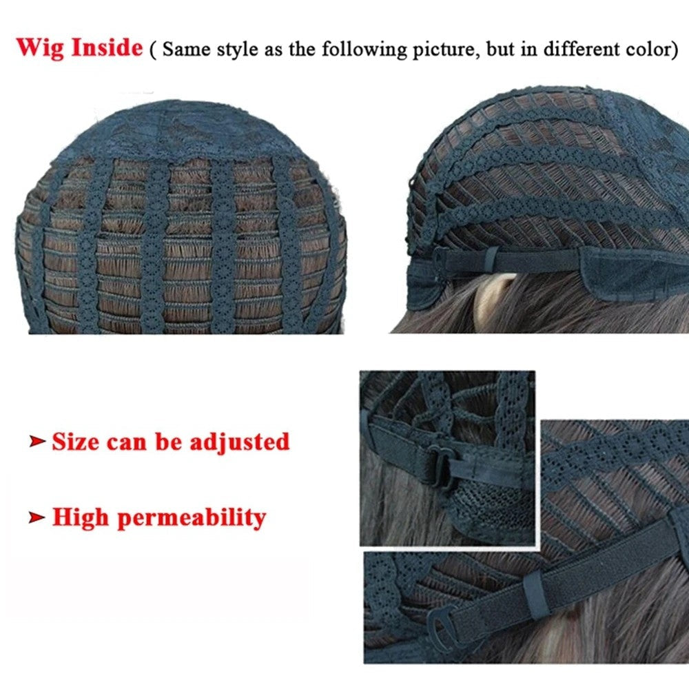 Anime Cosplay Kirishima Eijiro Wig Short Straight Red Synthetic Hair Peluca For Frieren Festival Role Play Props