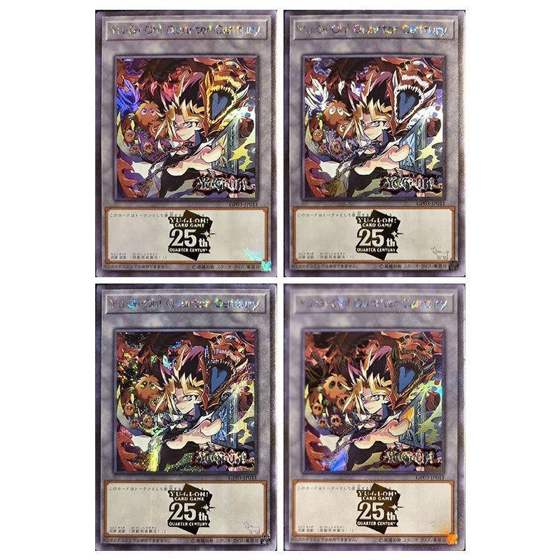 Anime Yu-Gi-Oh DIY ACG Battle Game Refraction Collectible Cards Black Magician Girl Yugi Muto Toys for boys Birthday Present