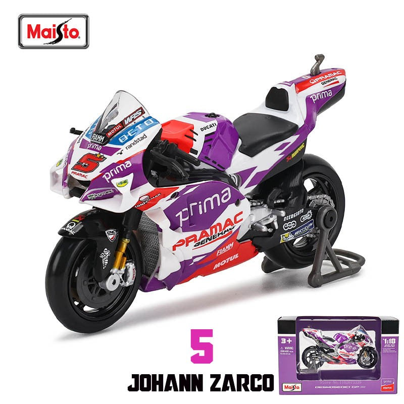 Maisto 1:18 NEW 2023 Ducati Lenovo Team #1 Bagnaia Champion Moto GP Racing casting alloy motorcycle Model collection gift toy
