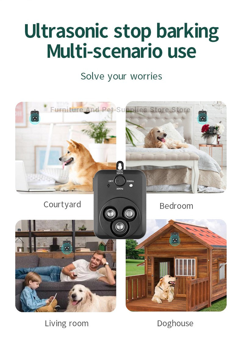 Anti Barking Devices Auto Barking Control Devices with 3 Modes Ultrasonic Dog Stop Barking Dog Devices