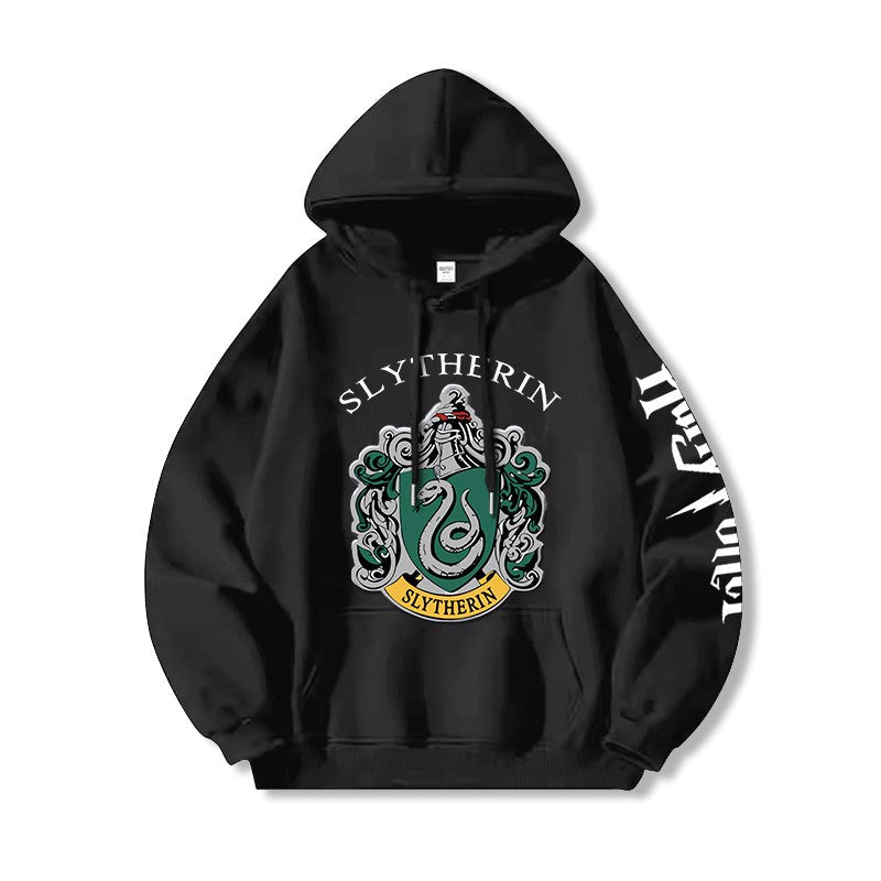 Hot Selling New Harry Potter Hooded Sweatshirt for Men in Autumn and Winter, Slytherin Gryffindor College Clothes Jacket