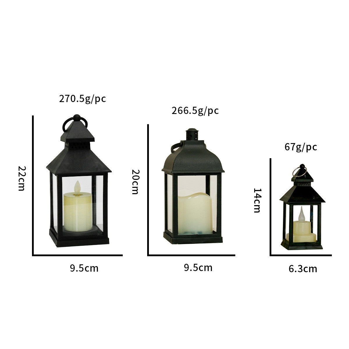 Portable LED Candle Lamps Camping Horse Tent Lanterns Outdoor Garden Desk Holiday Atmosphere Retro Night Light Decorative Lamps