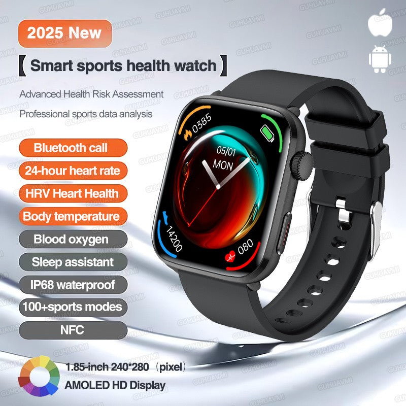 2025 New For Xiaomi Redmi Watch 5 Bluetooth Call GPS Tracking NFC Heart rate IP68 Waterproof Sport Fitness Smart bracelet Unisex