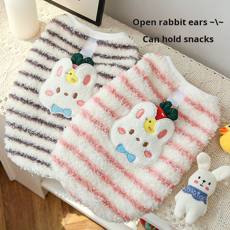 Flannel Thermal Vest Cats Dogs Winter Warm Fleece Jacket For Puppies Hairless Cats Small Breeds Autumn Winter Cozy Pet apparel