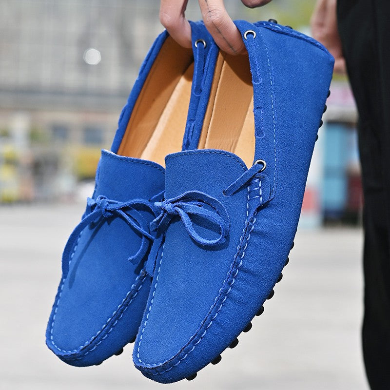 Fashion Men Shoes Genuine Leather Casual Summer Shoes Classic Mens Loafers Elegantes Slip On Flats Plus Size 49 Male Driving