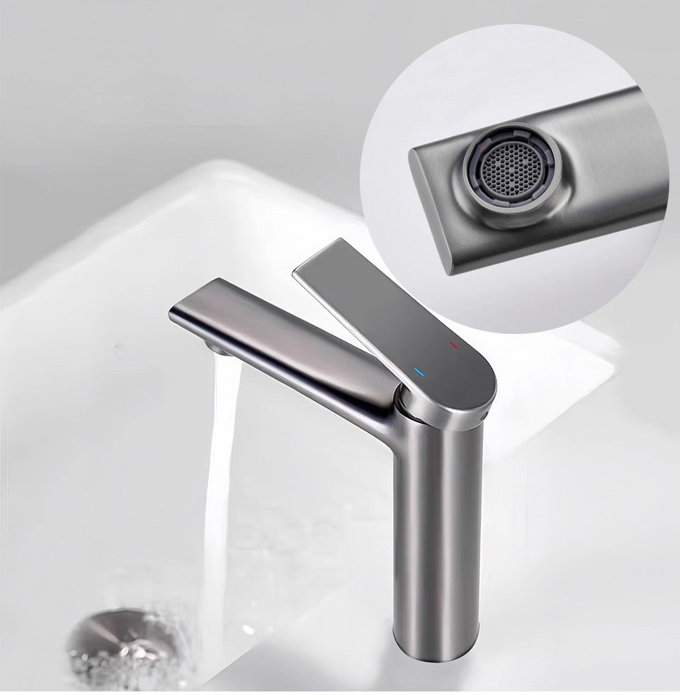 VGX Bathroom Faucets Luxury Gold Basin Mixer Sink Faucet Gourmet Washbasin Tapware Hot Cold Water Tap Brass Chrome Black Grey
