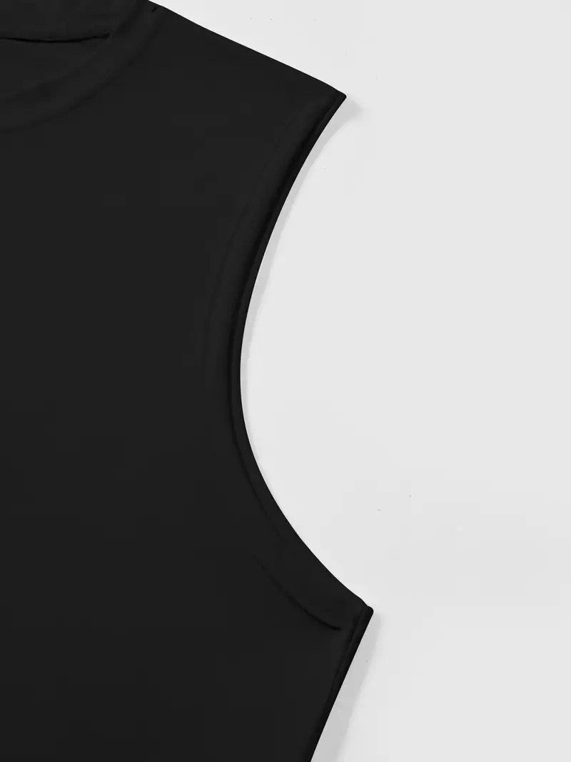 Men's summer fashion casual sports loose Boston est 1997 Print comfortable breathable round neck sleeveless vest